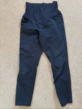 Old Navy Black Maternity Pixie Full-Panel Pants